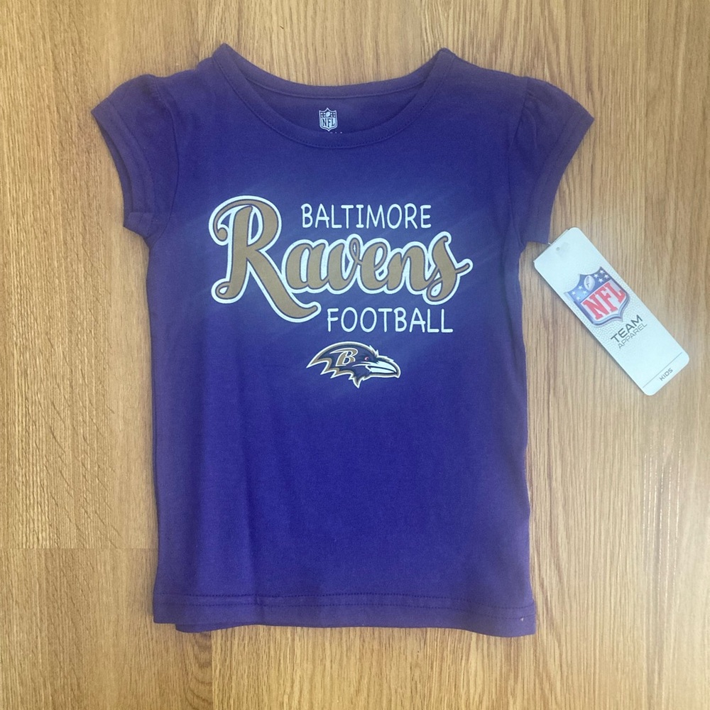 💕*NWT* NFL Team Apparel Baltimore Ravens Children’s T-Shirt 💕